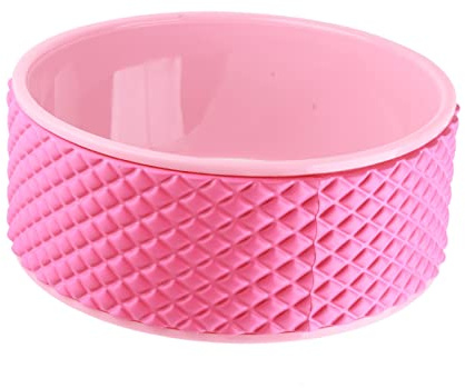 Rosvola Rueda de Yoga Rodillo Suave y Reutilizable para Masaje de Espalda y Fortalecimiento del Núcleo Ideal para Amantes del Yoga 12,6 X 4,7 Pulgadas