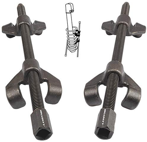 HASKYY Auto-Federspanner Krallen 380mm I 38cm Spannweite I für KFZ PKW-Bereich Tieferlegung Stossdämpfer Montagespanner