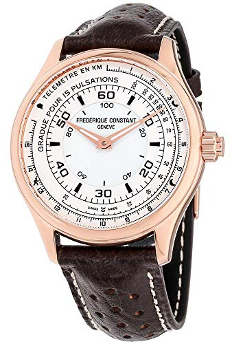 Frédérique Constant Orologio Analogico Quarzo Svizzero Uomini con Cinturino in Pelle FC-282ASB5B4