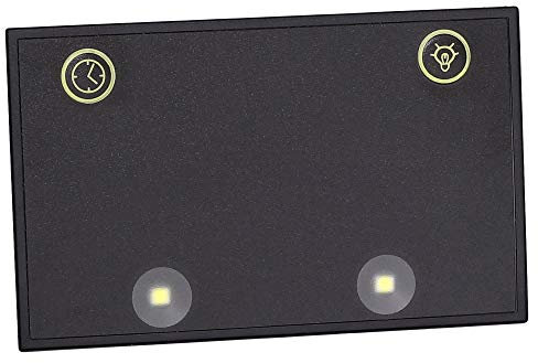 Ledershop24 LED Licht für Kellnerbörse Kellner Kellnergeldbörse Geldbörse Kellnergeldbeutel Bedienungsbörse Damentasche Handtasche Tasche Farbe schwarz