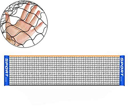 Evenlyao Badmintonnetz, höhenverstellbar, tragbares klappbares Badminton-Tennisnetz im Freien, Tennisnetz, Volleyballnetz für den Garten (Halterung und Halter Nicht enthalten)