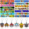 COVEDIC Regalos Cumpleaños Niños,15 Pulseras Niños + 6 Llavero de Silicona,para Regalo Cumpleaños de Infantil Rellenos Bolsa de Fiesta para Niñas