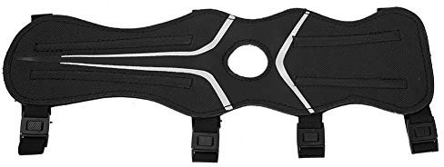RiToEasysports Verstellbarer Bogenschießen-Armschutz für Recurve-Bogen, Schützt den Unterarm vor der Sehne, Unverzichtbares Zubehör für Bogenschützen (Schwarz)