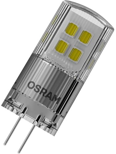 OSRAM Dimmbare LED Lampe PIN mit G4 Sockel, Pinlampe mit 2W, Ersatz für 20W-Glühbirne, Warmweiß (2700K) [Energieklasse F]