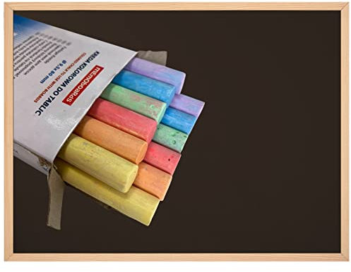 Kreidetafel Schreibtafel Wandtafel schwarz Blackboard Tafel 40x30 cm mit Kreide