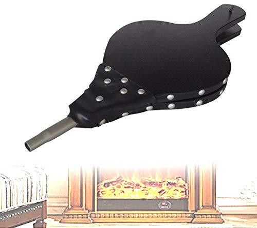 Fuelles, Fuelle for chimenea, soplador de aire de madera con correa for colgar, bomba de fuelle manual for chimenea de parrilla de barbacoa for acampar al aire libre