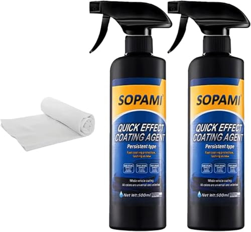 Sopami Car Coating Spray, Quick Effect Coating Agent - 33.8 FL OZ