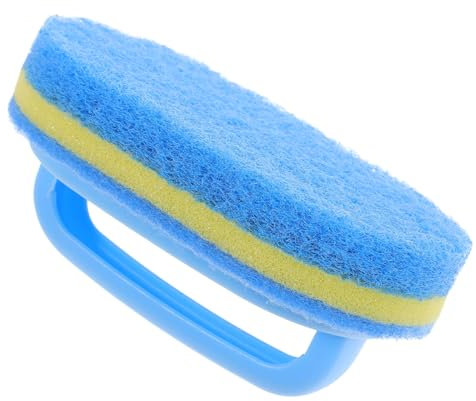 Beatifufu 2Piezas Esponjas Mango Ergonómico Unidades Limpiador Suave para Azulejos y Bañeras Material Seguro para Limpieza Profunda para Hogar y Cocina