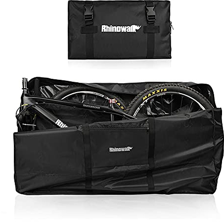 Rhinowalk Folding Bike Carry Bag 26 Inch Thick Bicycle Transport Storage Case Bike Travel Bag for Air Travel,Transport,Shipping Professional Cycling Accessories