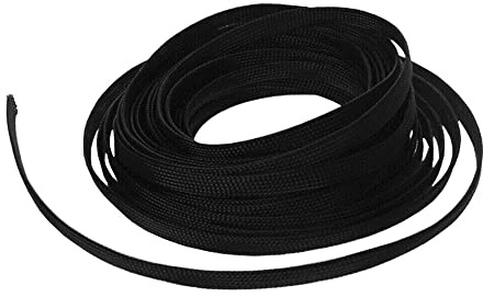 MOCNT 3mm Funda Cable Trenzada Expandible de PET Cable de Manga Trenzado Organizador Cables Manguito de Cable Recoge Gestión Cables Cubre Tubo Flexible Proteccion 15 Metros