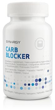 Synergy WorldWide Carb Blocker 60 Kapseln | Unterstützung von gesundem Gewichtsmanagement und Wohlbefinden | White Kidney Bean Extract | Kalorienkontrolliert | 31,7g