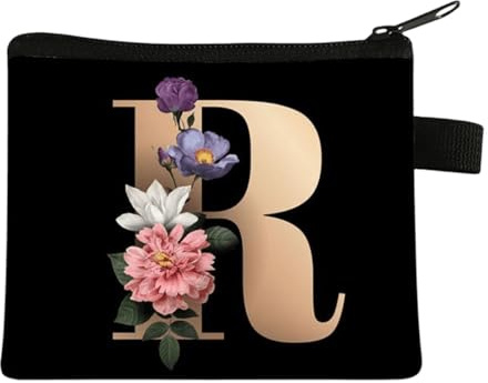 FAVORTALK Purses for Women Mini Coin Bags with Zipper Initial Coin Pocket Portable Coin Pouch for Girls Boys Small Purse for Credit Card Earphone Lipstick - 13620