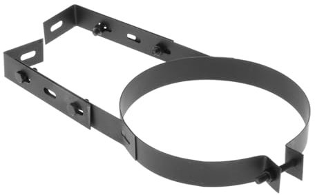 Colcolo Soporte para Tubo de Chimenea, Abrazadera para Revestimiento de Humos, Clip de Acero Inoxidable Resistente Ajustable, Accesorios portátiles, Soporte