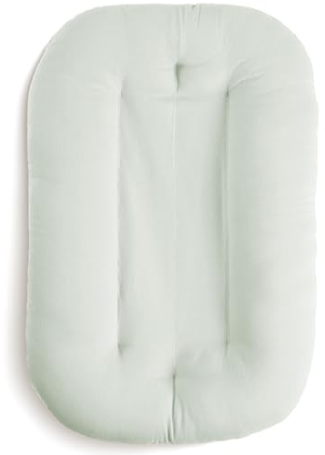 Snuggle Me® Nido Neonato (0-9 mesi) - Cotone Biologico di Alta Qualità con Imbottitura in Fibrefill, Lavabile al 100% in Lavatrice e Dotato di Borsa da Viaggio (Sage)