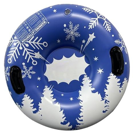 Schlittschlittenrohr – Skischnee zum Skaten | Winterschneesport, Schneerohr mit Griffen, Bergschlittenrohr, buntes Eisspielzeug, aufblasbares Gelrohr, Schlitten, Röhrchen