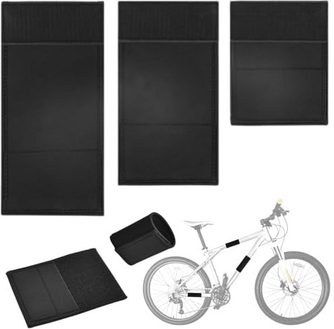 Set di 3 telai per bicicletta, accessori per il trasporto, protezione del telaio della bicicletta, protezione dai graffi, per e-bike e bicicletta, 3 misure, facile fissaggio, ideale per il trasporto