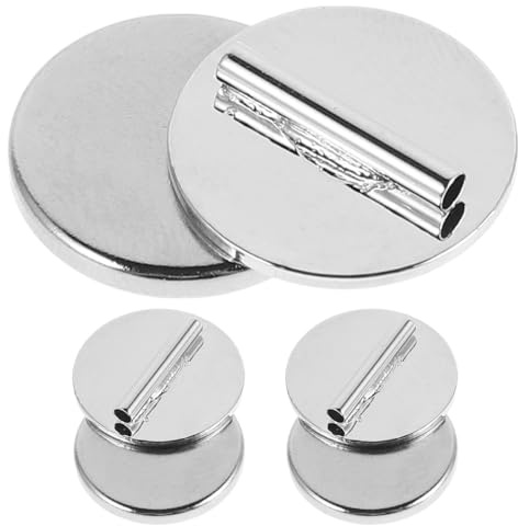HORIALENCE 3 Pièces Broche Magnétique Femme Mini Boucle Ardillon Convertisseur de Broche en Métal Support Aimanté pour Accessoire Mode