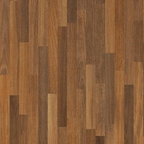 Yenhome Papier Adhésif pour Meuble Effet 3D Bois 40x300cm Brun Foncé Papier Adhésif pour Cuisine Bois Imperméable Revtement Plan de Travail Film Vinyle Autocollant Meuble Pour Porte Table