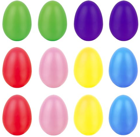 Colorful Sensory Eggs Shaker for Early Learning Auditory Rhythm Training Safe Educational