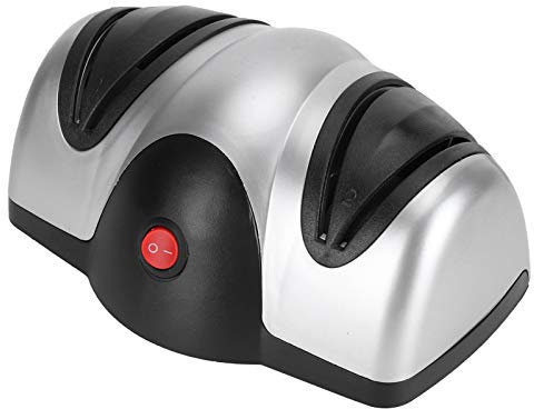 LANTRO JS Meuleuse à Couteaux, EU Plug 220V 40W Aiguiseur électrique Professionnel, pour Couteaux de Cuisine Couteaux à Fruits