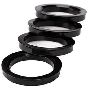 Centradores De Llantas 4 piezas/juego 60,1-63,4 60,1-64,1 60,1-66,1 60,1-67,1 60,1-71,5 60,1-73,1mm anillos céntricos de cubo de rueda PE plástico rígido Anillos Centradores Llantas ( Color : 60.1-63.