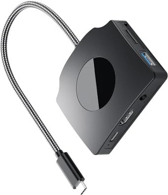 Docking station per notebook Laptop 4 K 1080 P 60 Hz USB C Splitter Hub di uscita video HDTV Convertitori di porte per computer portatile desktop