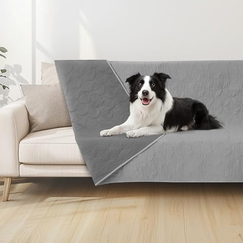 PICK FOR LIFE Waterproof Dog Blanket For Bed Sofa Washable Soft 137×208cm