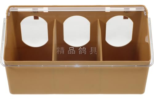 SHINEOFI Mangeoire à Suspendre Multifonction pour Pigeons et Petits Oiseaux Distributeur Alimentaire Bol Nourriture et Eau pour Cage Facile à Installer