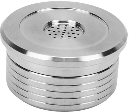 MAVIS LAVEN Refillable Coffee Capsule Kit, Food Grade Stainless Steel Reusable Pods with Spoon and Brush for Q NDIQ7323 Machine