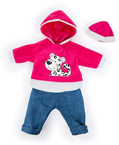 Bayer Design 83878AA Puppenkleidung, Puppenoutfit 33-38 cm, mehrteilige Puppenanziehsachen, Puppenzubehör