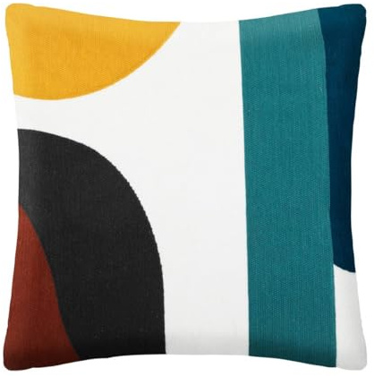 Atmosphera - Coussin Hary - Motifs brodés - Coton - 45x45 cm
