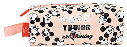 Grupo Erik - Trousse Disney, Mickey | Trousse Scolaire, Grande Capacité | 21 x 7,5 x 7 cm