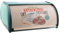 Lesunbak Metal Bread Box, Bread Boxes With Roll Top Lid, Bread Bin Container, Bread Storage, Kitchen Storage Jar