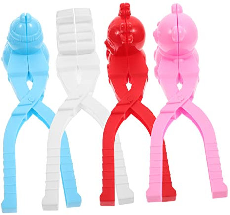 BESPORTBLE 4Stücke Schneeballformer Lustige Schneeballklemmen Für Winter Cartoon Schneeballhersteller Für Outdoor Spiele Im Schnee
