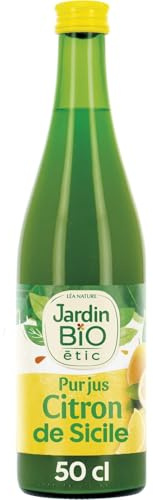 Jus de citron Bio JARDIN BIO ETIC - la bouteille de 50cL Lot De 3 - Par Lot