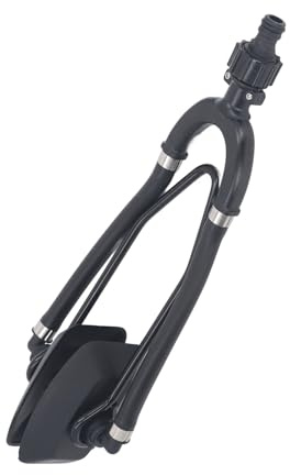 aqxreight Enjuague de Motor 5/Conexión de Manguera de Jardín Enjuague de Motor Fuera de Borda con Ventosa Rectangular Grande para un Mejor Mo