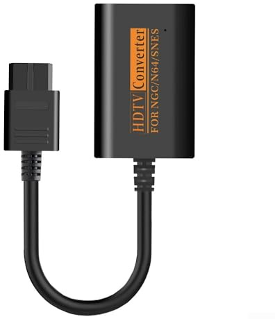 Para Nintendo 64 para Gamecube Converter salidas 1080P señal con adaptador de cable HD para una experiencia de juego retro sin costuras