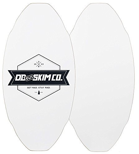 Centrano Unisex – Erwachsene DB Plank Skimboard, Weiß, L