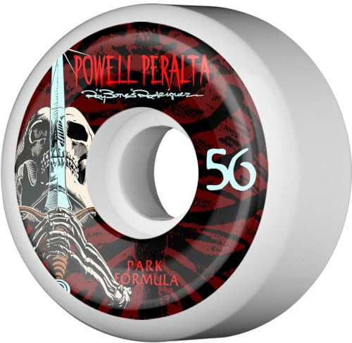 Powell -Peralta™ Ray Rodriguez Skull & Sword 2 56mm 103A Blanc (Lot de 4)
