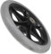CAXUSD Spare Wheelchair Wheels Replacement Front Wheel Chair Wheels 8 Inch Solid Tire Universal Fit for Wheelchair Accessories Wheelchair Spare Parts