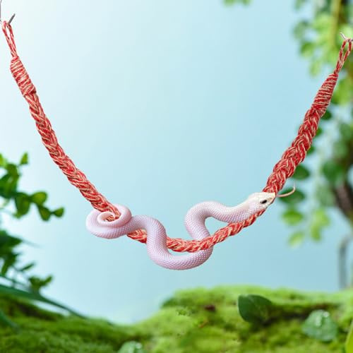 Neeenn Snake Climbing Toys, Hermit Crab Rope Ladder, Hermit Crab Supplies, Reptile Vines Toys, Reptile Tank Terrarium Accessories, Habitat Decor for Hermit Crab Lizards Geckos