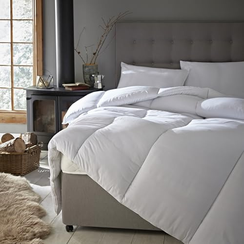 Silentnight Warm & Cosy Duvet, 18 Tog, Double Decker, Single Bed | Two Layers Quilt, Retains Heat, Super Thick, Cosy Comfort, Cold Nights, Soft Touch, Machine Washable, Hypoallergenic