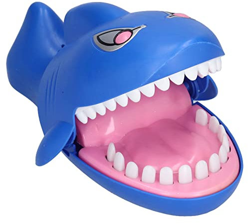 Koieam Shark Bite -Spiel lustiger zufälliger Zahnbissen interaktives Spielzeug für Kinderparty geeignet