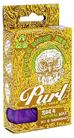 Purl Natural Ski & Snowboard Wax (Purple/Universal Temp)