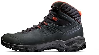 Mammut Men's Mercury Walking Boots, Black Hot Red, 12 UK