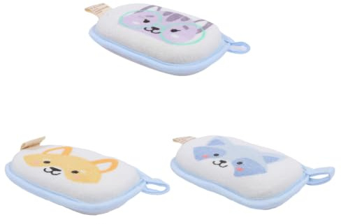 FRCOLOR 9 Pezzi Spugna Da Bagno Per Bambini Spugna Per Lavaggio Manuale Spugne Per Il Bagno Spugna Da Bagno Per Bambini Scrubber Per Il Viso Spugna Per Panno Per Il Bagno