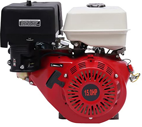Benzinmotor, 190F 420CC 4 Takt Standmotor Einzylinder Benzinmotor OHV Kartmotor Go Kart Motor für Wasserpumpen, Rüttelplatten, Stromerzeugern