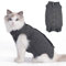 Axcimond Katzenbody Op Leckschutz Katze Body Operation Kastrationsbody Katze Op Body für Katzen Nach Op Kastration Katzenanzug Katzenbekleidung Op Body Katze Halskrause Alternative
