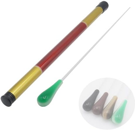 CashBeat 15 Inch Resin Handle Music Conducting Baton with Case, Lightweight Orchestra Conductor Baton for Choral Symphony Concert, Ideal for Music Directors, Singing Leaders & Band Conductors