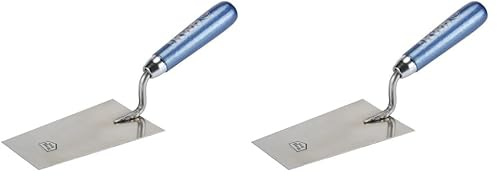 KWB Bern-Putzkelle rostfrei 140 mm, maurerkelle, Edelstahl, trapezkelle, glättekelle (Packung mit 2)